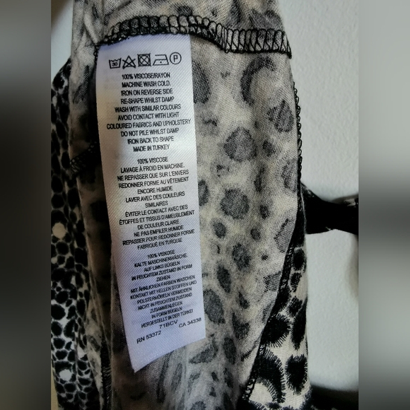 French Connection Black and Cream Spotted Mini Dress - Picture 5 of 6